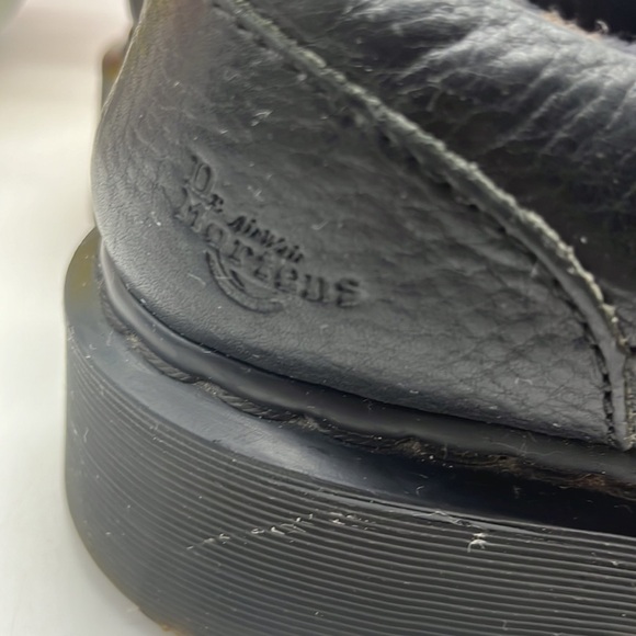 Dr. Martens Keanu Black Learger platform industrial standard insoles Sz 10 - Picture 4 of 10